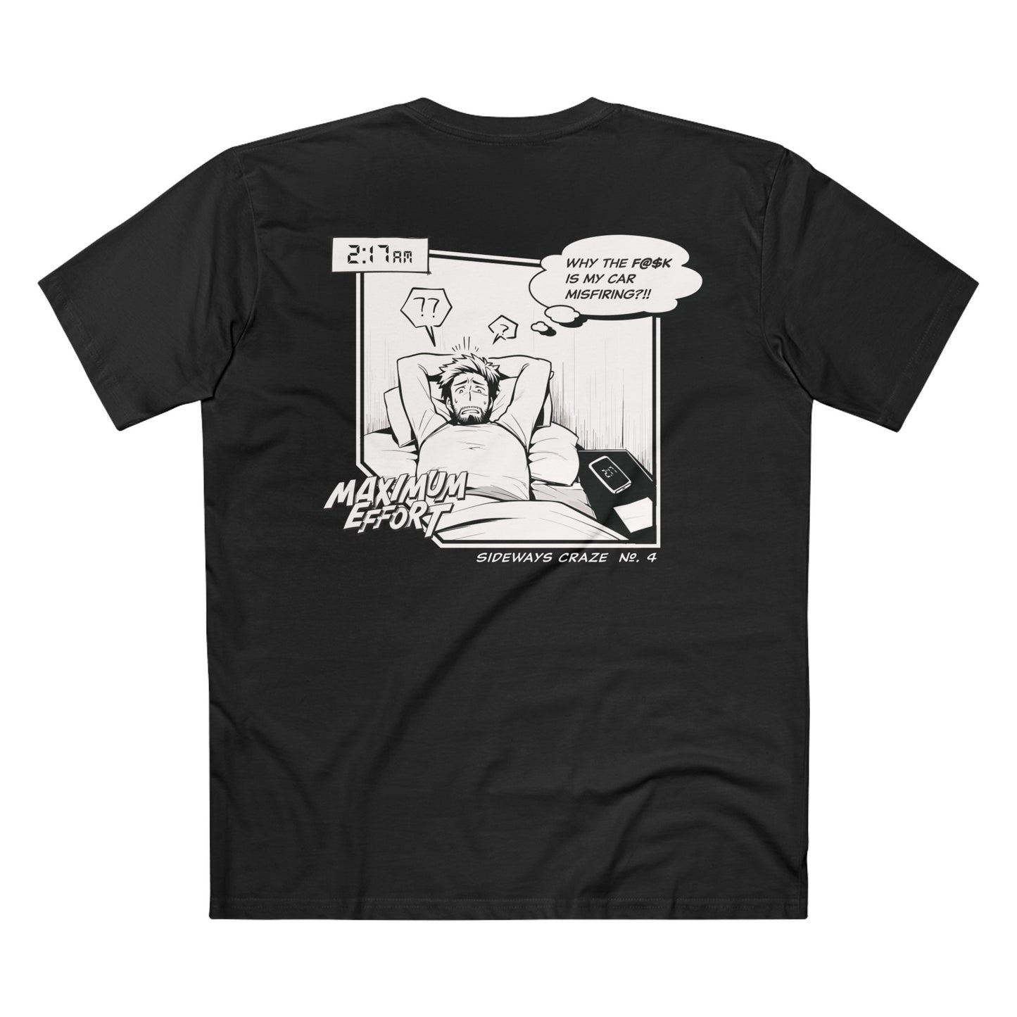 Broken Car Insomnia Tee - Comic Series