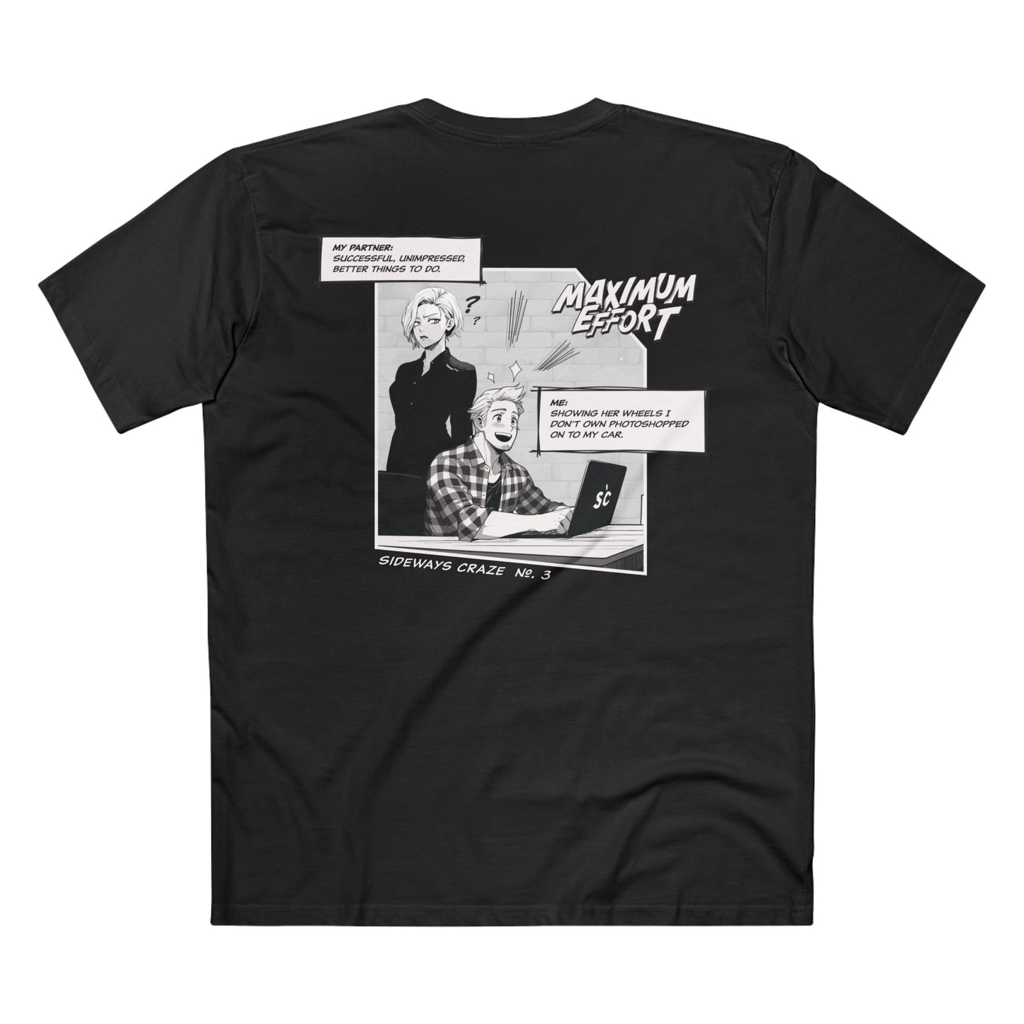 Excited Car Guy Tee - Comic Series